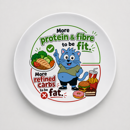 The Blue Cats Plate