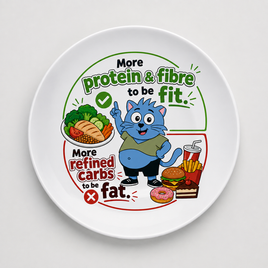 The Blue Cats Plate