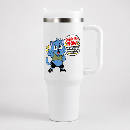 The Blue Cats Water Bottle