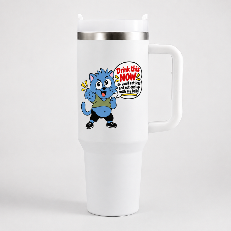 The Blue Cats Water Bottle
